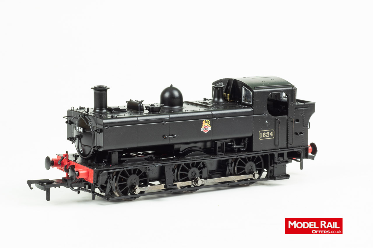 KMR-301C Rapido Class 16XX Steam Locomotive number 1624 in BR Black with early emblem and 87C Danygraig shedplate